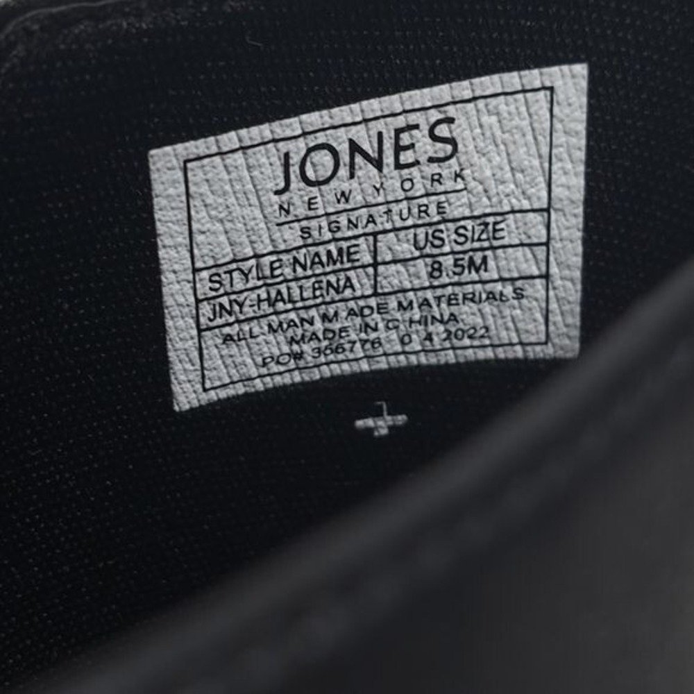 Jones New York Women's Signature JNY-‎ Hallena Black High Heel Mules Size 8.5 M - Picture 14 of 16